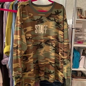 Justin Bieber Purpose Tour staff merchandise shirt 2xl